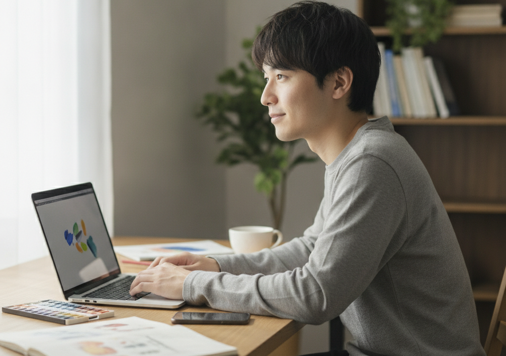 【在宅メールオペレーターがくれた、僕の静かな日常。創作と安定を紡ぐ24歳の記録🎨】