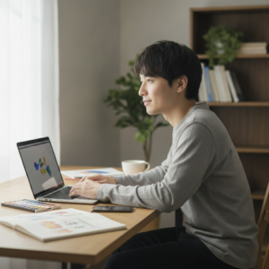 【在宅メールオペレーターがくれた、僕の静かな日常。創作と安定を紡ぐ24歳の記録🎨】